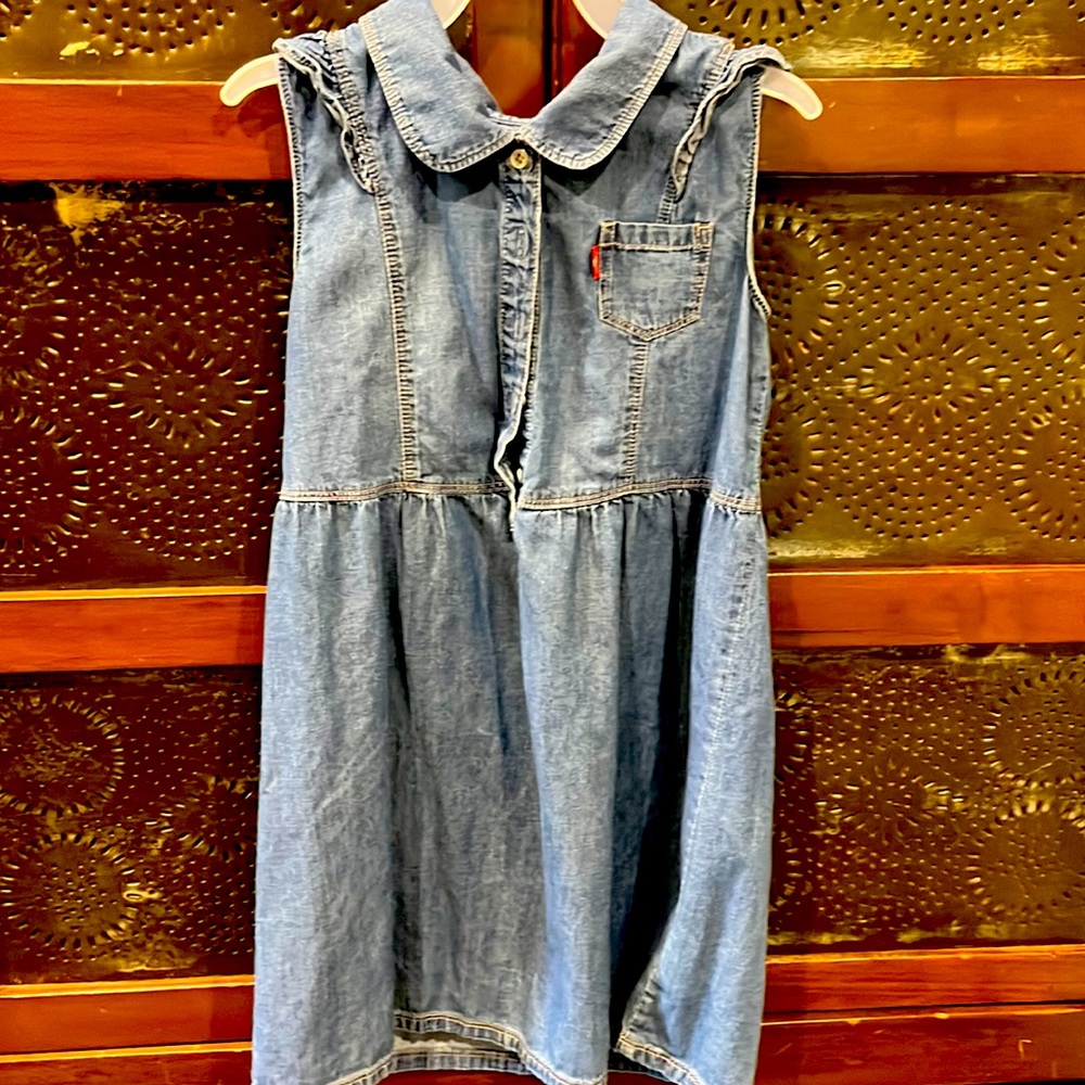 Little girls denim dress